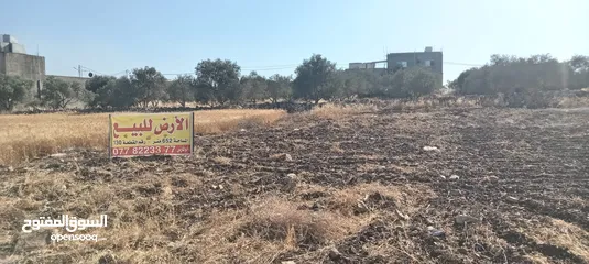  5 ارض مميزه للبيع مقابل شارع الميه الحزام الدائري اربد