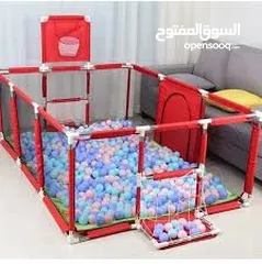  1 حوض حاجز  لحماية طفلك أثناء انشغالك بالعمل