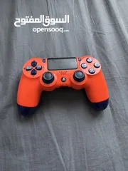  1 PlayStation 4 controller sunset orange