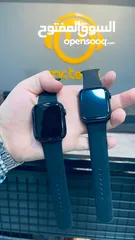  1 apple watch series 9 45mm  جديدة