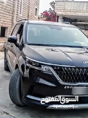  6 كيا كرنفال 2021  ترخيص 2021 عدد ركاب.  7+1 موجوده في يطا