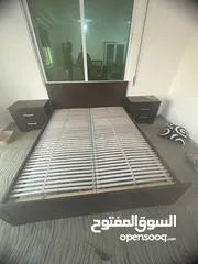  4 سرير خشب متين جدا