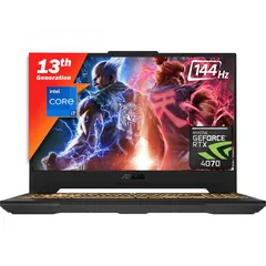  1 لابتوب اسوس جديد ممتاز للتصميم و الالعاب  Asus TUF F15 FX507VI 17 -13620H 16GB RTX 4070 8GB