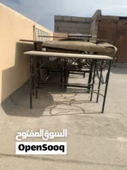  6 اثاث صالون او حلاق او مساج مستعمل للبيع