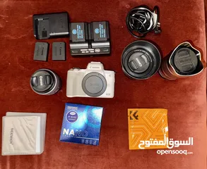  1 Canon M50 + 2 lenses + 4 batteries + ND filters