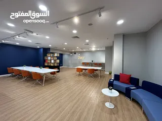  4 4 Desk Office Space in Business Center in Qurum