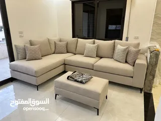  1 طقم كورنر خشب سويد الماني بالكامل