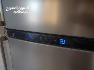  5 ثلاجه شارب تايلندي حجم 508 لتر سلفر ستيل مستعمل بحالة الوكاله للبيع .