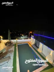  12 شاليه فاخر اطلالة رائعه جرش سعر مغري