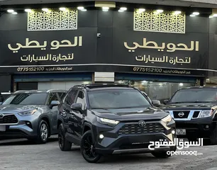  1 تويوتا راف فور 2024 بانوراما عداد  4 الآف كيلو فقط جمرك جديد ( قابل للبدل )