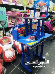  9 السعر شامل التوصيل داخل عمان عرض خاص على مكتب الدراسة للاطفال مع مقعد فقط من island toys