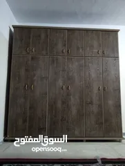 29 تم تجديد العرض على خزائن الامينيت التركي  السعر 130د فقط  خزانه 6 درف طابقين خشب لامينيت تركي 18ميلي