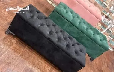  19 بفات الترند صندوق فتح وتسكير لإستخدامات عديدة الجلوس والديكور والتخزين بالحجمين كبير وصغير