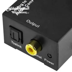  8 Analog to digital audio converter with 2xRCA to toslink and coax  Analog to digital audio converter