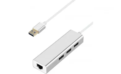  2 Convertor CB-USB3-LAN-HUB From USB 3.0 To Ethernet Gigabit & Hub 3 Port
