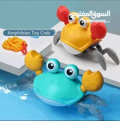  2 لعبة السلطعون المتحرك للأطفال  خلي طفلك يستمتع بوقت مليان ضحك وحركة مع السلطعون المرح!