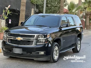 1 شيفروليه تاهو موديل 2020 فحص كامل وارد وصيانة الشركة بحالة الوكالة لون اسود فُل ابوشن ما عدا الفتحة