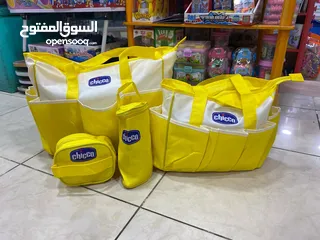  3 طقم شنطه  مستلزمات للطفل  نوع تشيكو