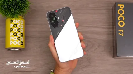  4 Poco f7 silver blak edition