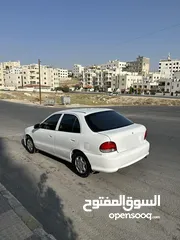  6 هيونداي اكسنت 97 قصة الدب هاتشباك بحالة ممتازة