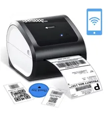  9 طابعة لاسلكية سريعة لطباعة الملصقات 4*6 انش Thermal Label Printer Wireless