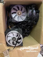  9 USED Gaming PC Case, Liquid Cooler 240mm, Corsair Case, Coolers Fans, Segotep 1250W & Xigmatek 850W