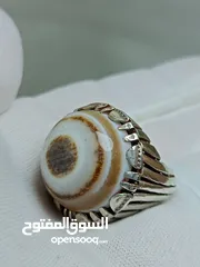  3 خواتم عقيق يمني وهندي اصلي وفضه اصليه جديد ومستعمل اسعار التخفيض