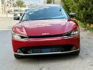  4 كيا EV 6 2022 فل وجمرك جديد ماشيه 30 الف بسعر مغري كاش واقساط بدفعه 3000 دينار