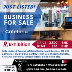  9 Cafeteria Business for Sale in Gosi Mall