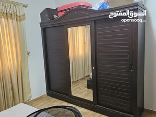  2 Brown wardrobe  3 doors