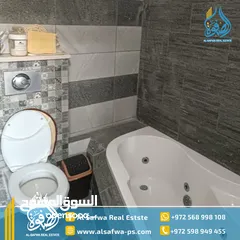  11 شقه مفروشه للايجار  واسعه للايجار البيره قرب الصحه  مناسبة جدا لعائله