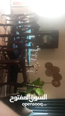  5 طاوله سفره مع فضيه ثقيله جدا وكبيره