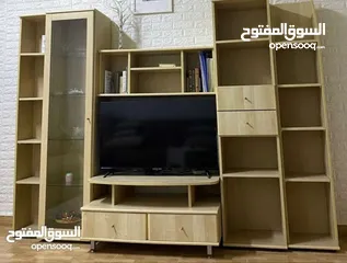  1 كورنر و بوفية و خزانة احذيه  مستعمل