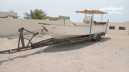  1 قارب مسطح 34 قدم ماعليه كلام