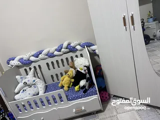  3 غرفة بيبي خشب تفصيل