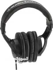  3 سماعة هدفون اصلي Audio-Technica ATH-M20x Headphones