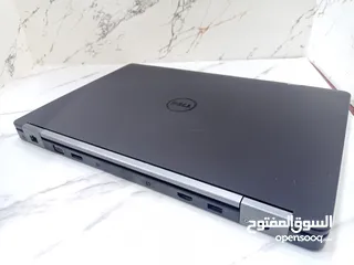  7 DELL 5570 CORI5 الجيل السادس بكرت شاشة RAM 8 GB DDR4 SSD 256 GB NVME VGA AMD R7 2 GB بضمان شهر