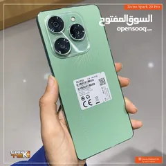  11 جهاز جديد بالكرتونة Spark 20 pro رام 16 جيجا 256 مكفول سنة متوفر توصيل
