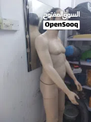  3 مجسم مانيكان رجالي جسم كامل مع الراس كشخة  شبه جديد