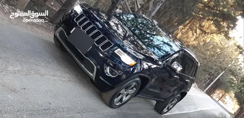  10 جيب جراند شيروكي 2016 ليمتد فحص كامل بانوراما  لون مميز جدآ واضح ممشى قليل  Jeep  4x4