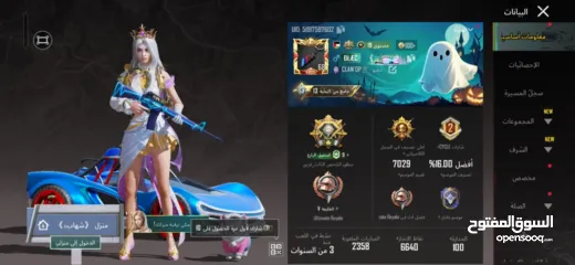  5 حساب ببجي مرتب