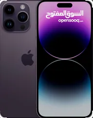  1 موبايل ايفون 14 برو ماكي لون بنفسجي