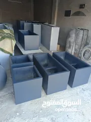  22 قواوير فايبر جلاس بشكل عصري أنيق #قواوير فايبر جلاس  #نباتات زينة ومثمر داخلي وخارجي  #إشراف مهندسين