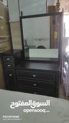  2 Black Brown Bedroom Set (غرفه نوم قوي نظيف ملماليزي)