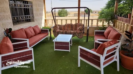  6 مراجيح واطقم رتان وحديد وعش بلبل وعشب صناعي افضل واجود االانواع خبره 25 سنه