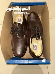  1 Brown leather shoes original brand new only wore one time