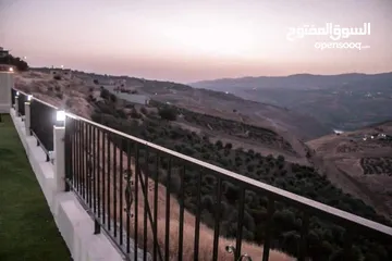  5 شاليه مزرعه للبيع مطله سد الملك طلال