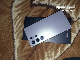  1 جهاز سامسونج جالكسي s24الترا كوبي للبيع او للبدل على ايفون مع دفع فرقيه بسيطه