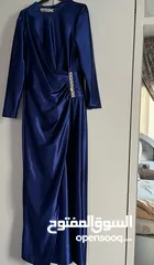  2 فستان أزرق ملبوس مره وحده فقطططط  قياس L (40) بسطللل عاللبس