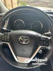  15 تويوتا هايلاندر 2019 لميتد بلاتينيوم فل كامل 4 كميرات و 7 مقاعد بانوراما توب نظافة